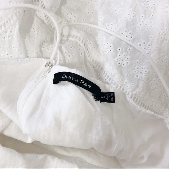 Doe & Rae white laced dress - Picture 6 of 8